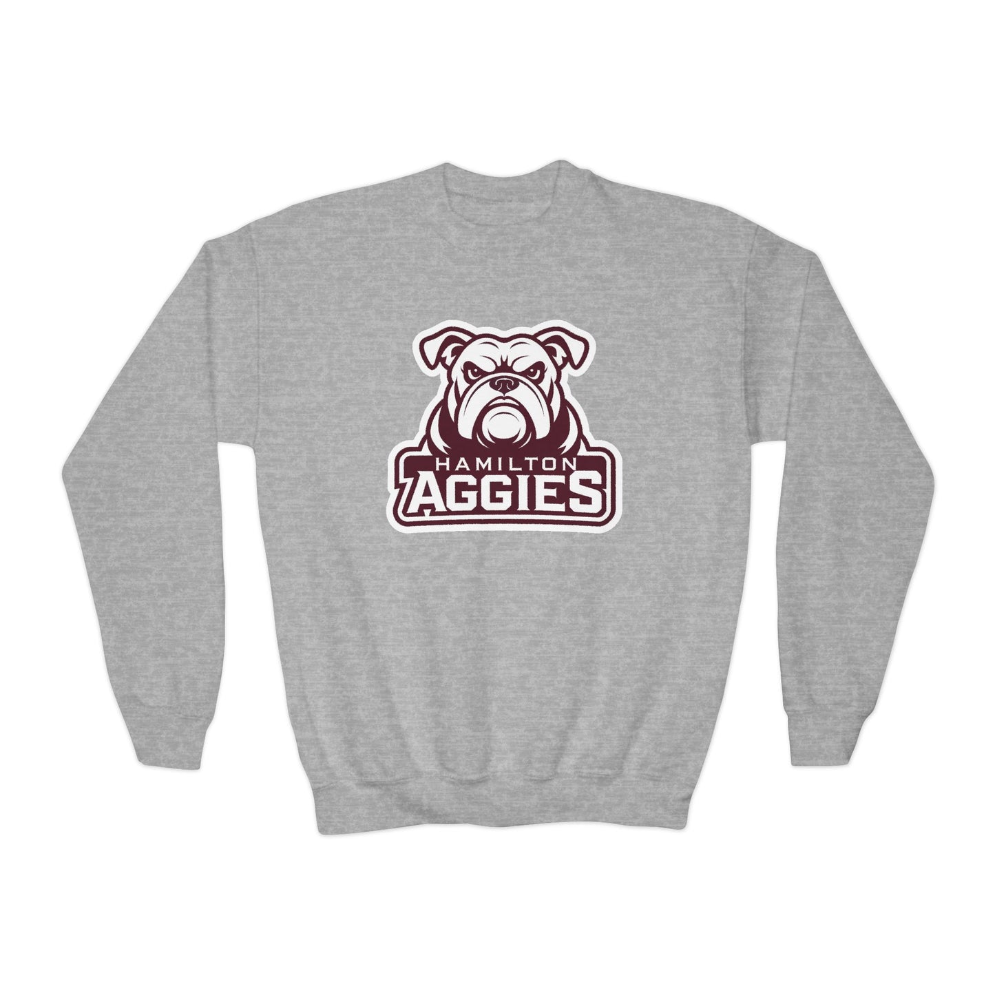 Youth Crewneck Sweatshirt \ Hamilton Aggies \ HA4