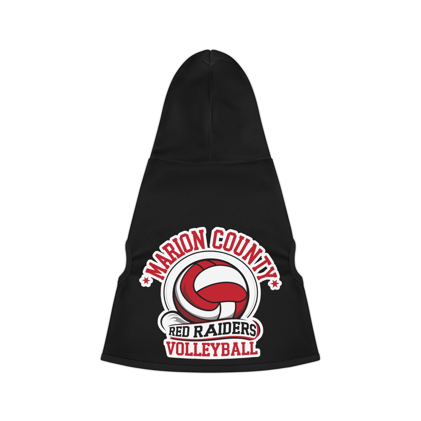 Pet Hoodie \ Marion County Red Raiders Volleyball \ MCV1