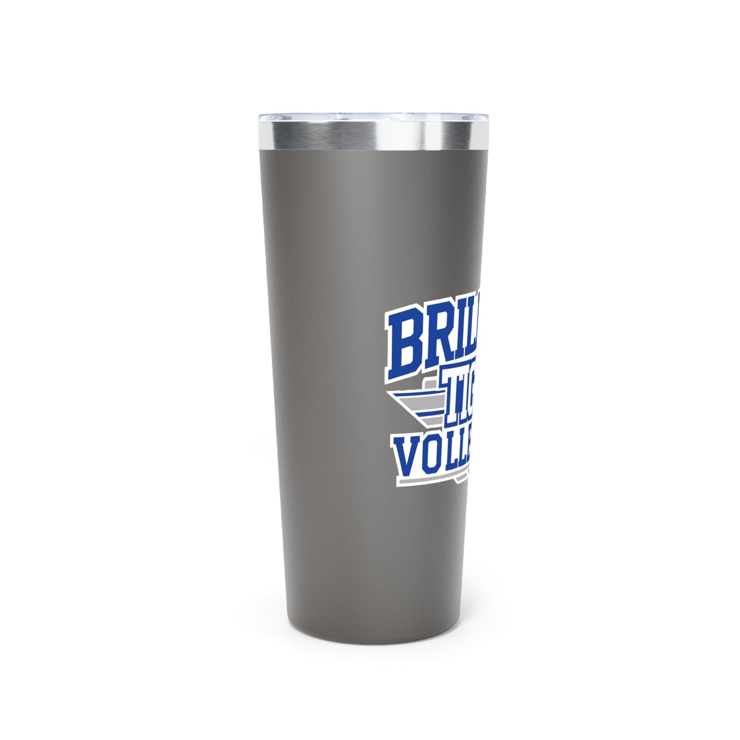 22oz Copper Insulated Tumbler \ Brilliant Tigers Volleyball \ BTV2