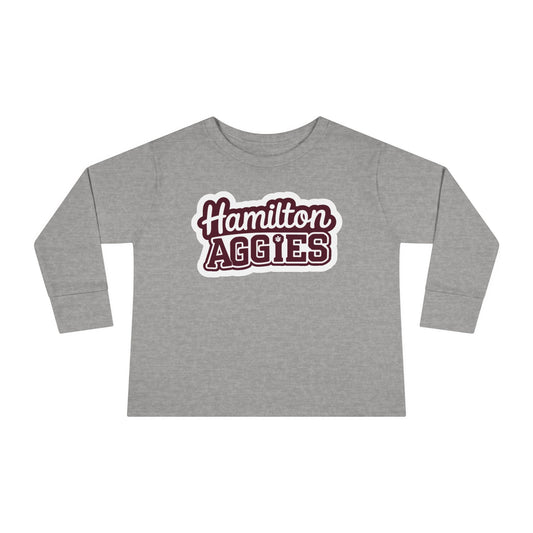 Toddler Long Sleeve Tee \ Hamilton Aggies \ HAG2