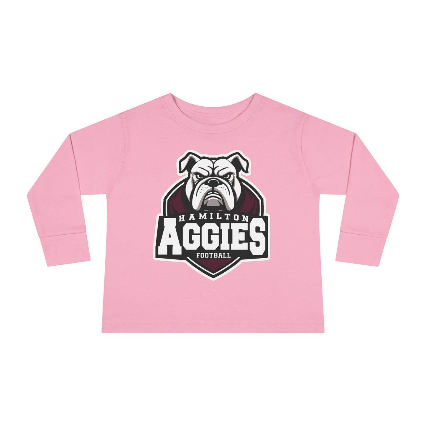 Toddler Long Sleeve Tee \ Hamilton Aggies Football \ HAF2