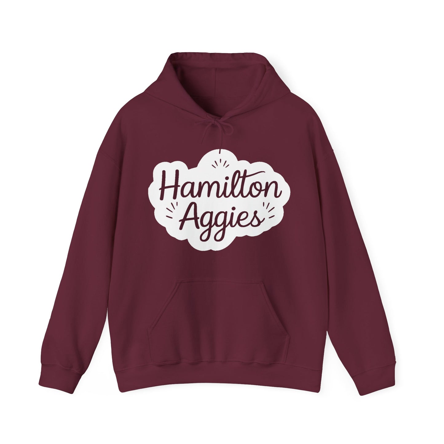 Adult Hoodie Sweatshirt \ Hamilton Aggies \ HAG1