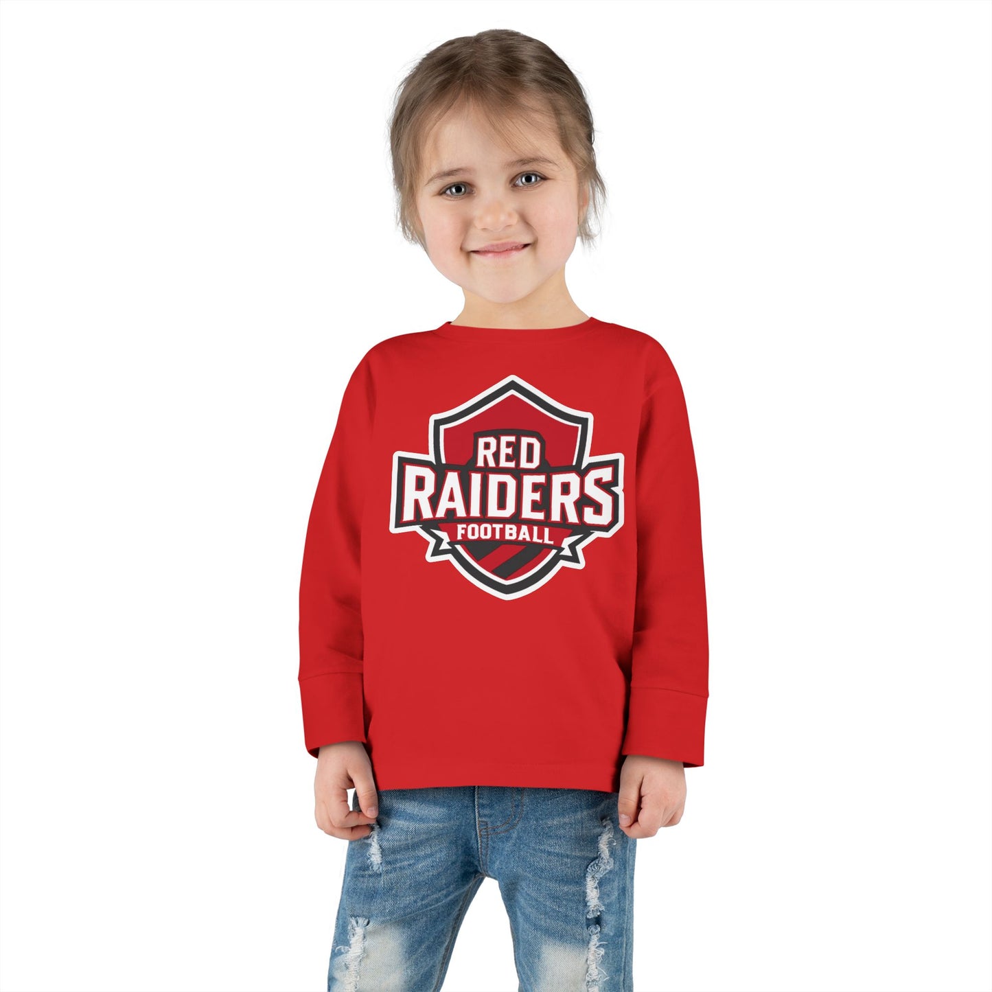 Toddler Long Sleeve Tee \ Marion County Red Raiders Football \ MCF2