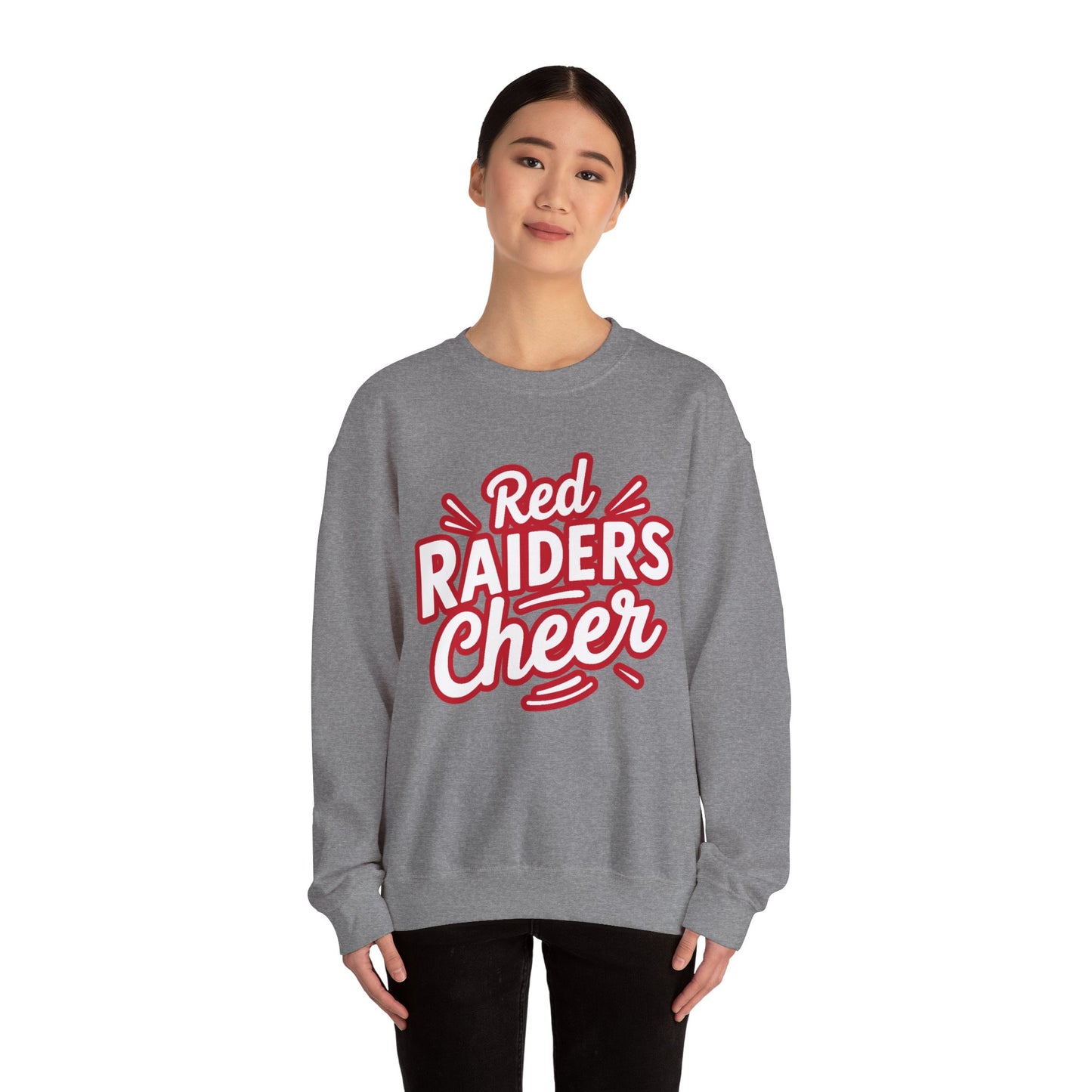 Adult Crewneck Sweatshirt \ Marion County Red Raiders Cheer \ MCC1