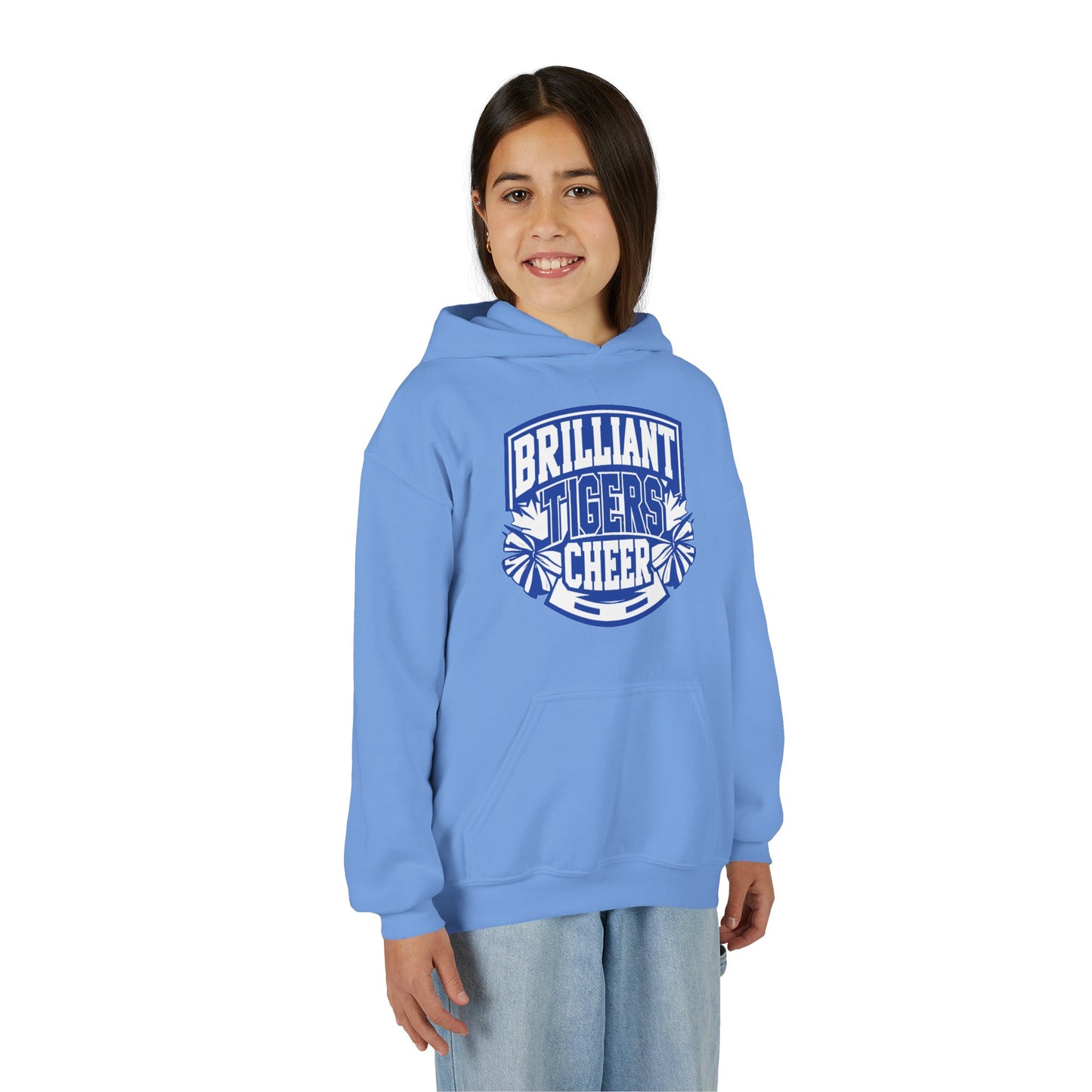 Youth Hoodie Sweatshirt \ Brilliant Tigers Cheer \ BTC1