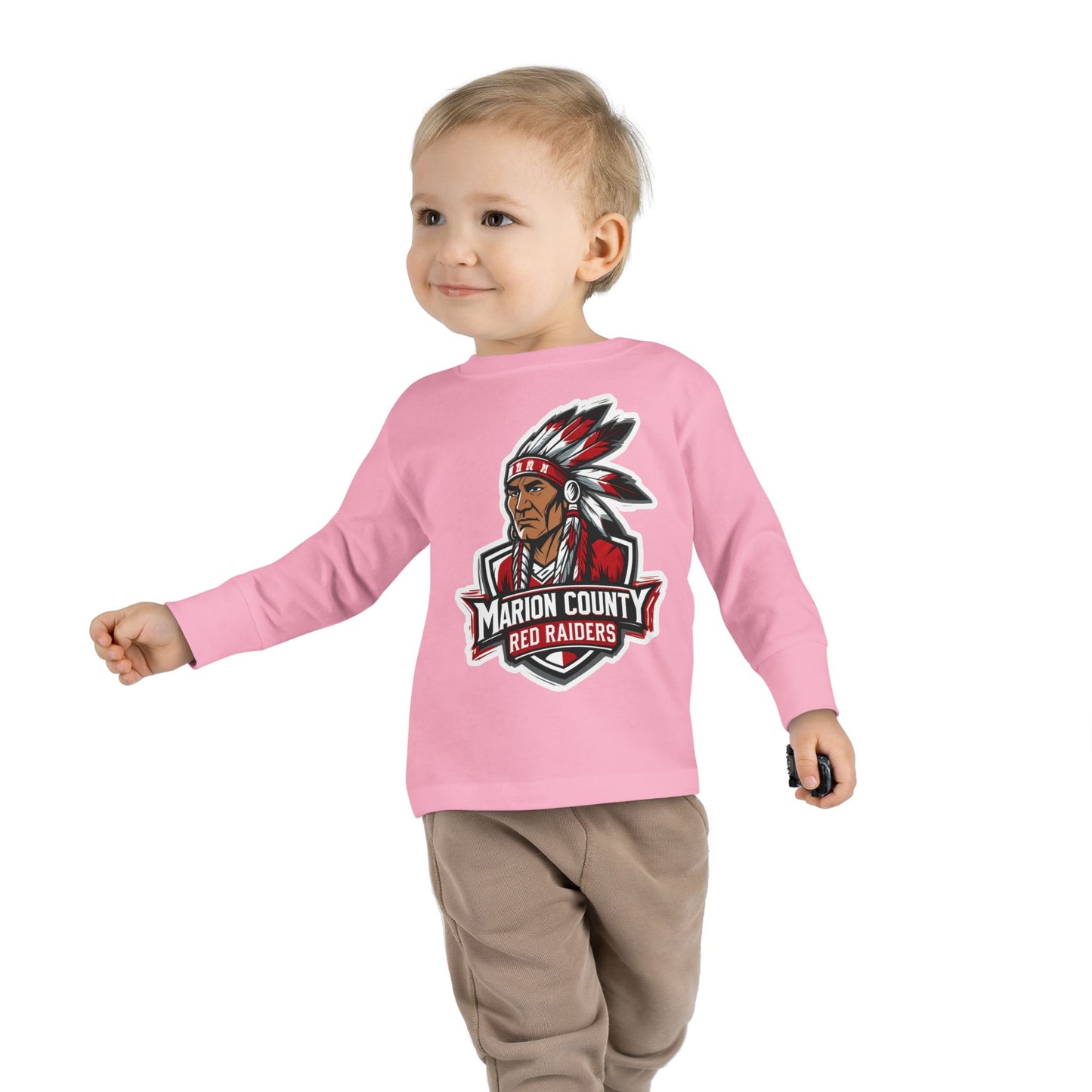 Toddler Long Sleeve Tee \ Marion County Red Raiders \ MC2