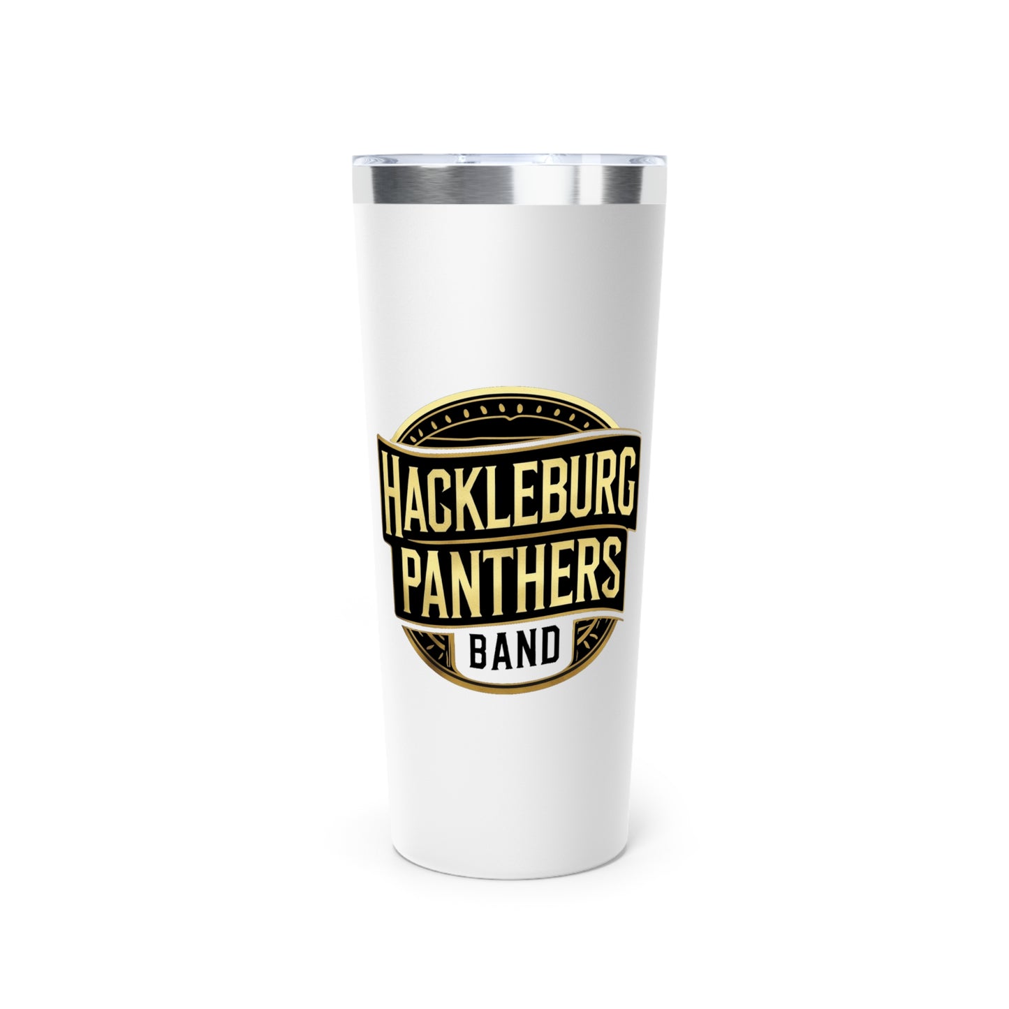 22oz Copper Insulated Tumbler \ Hackleburg Panthers Band \ HPB2