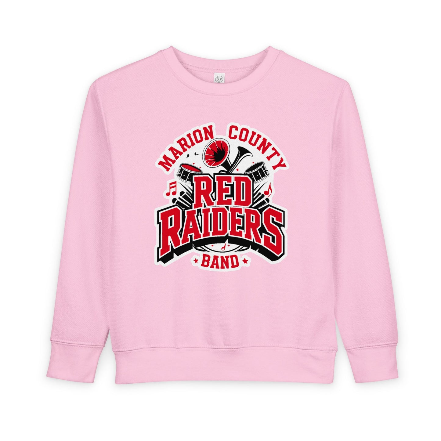 Toddler Crewneck Sweatshirt \ Marion County Red Raiders Band \ MCB2