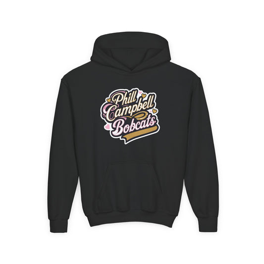 Youth Hoodie Sweatshirt \ Phill Campbell Bobcats \ PCBG1