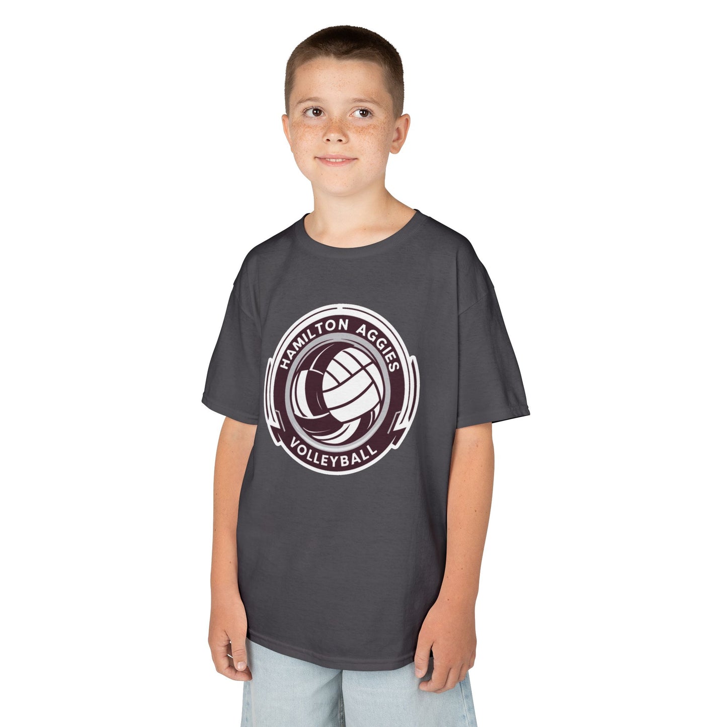 Youth Tee \ Hamilton Aggies Volleyball \ HAV1