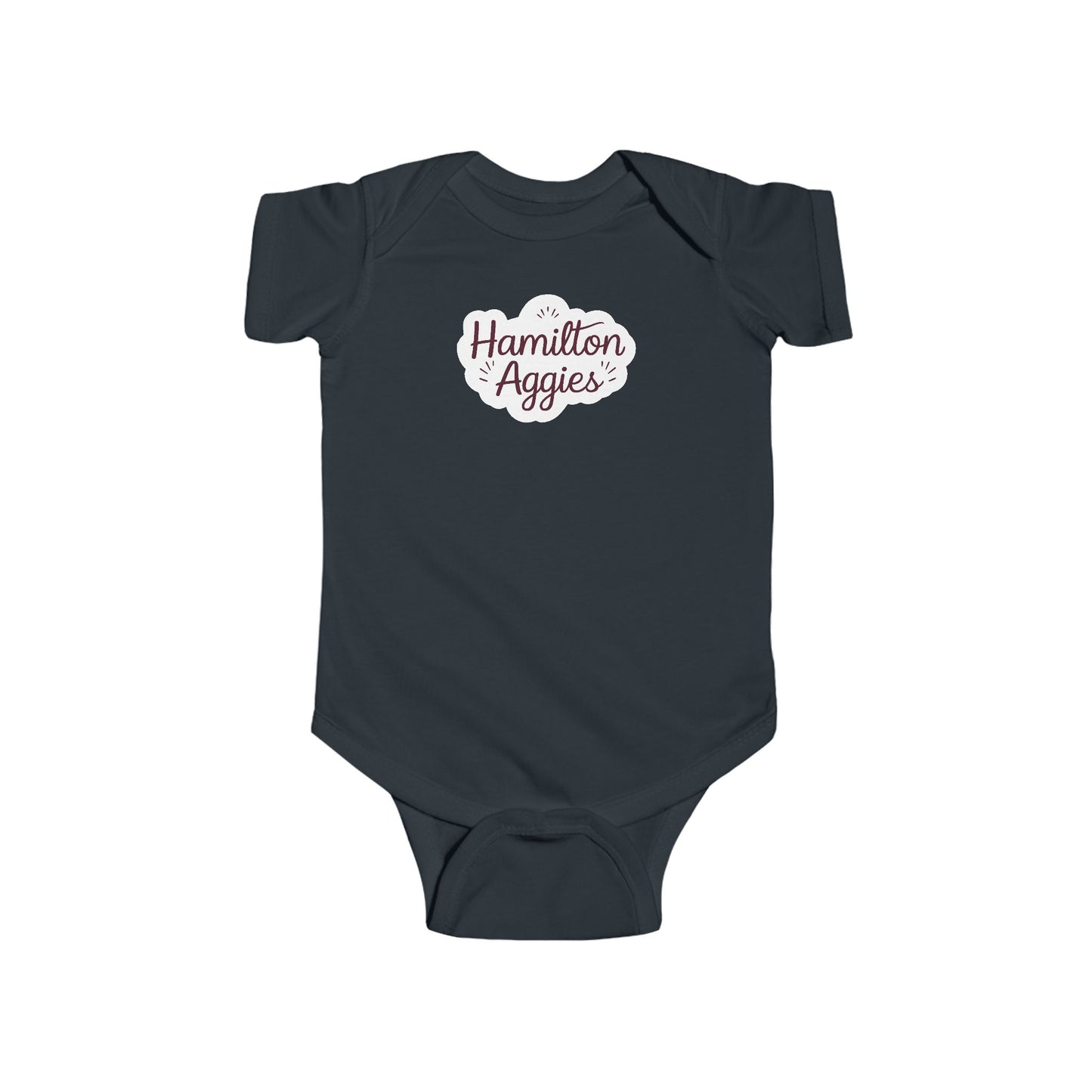 Short Sleeve Baby Bodysuit \ Hamilton Aggies \ HAG1