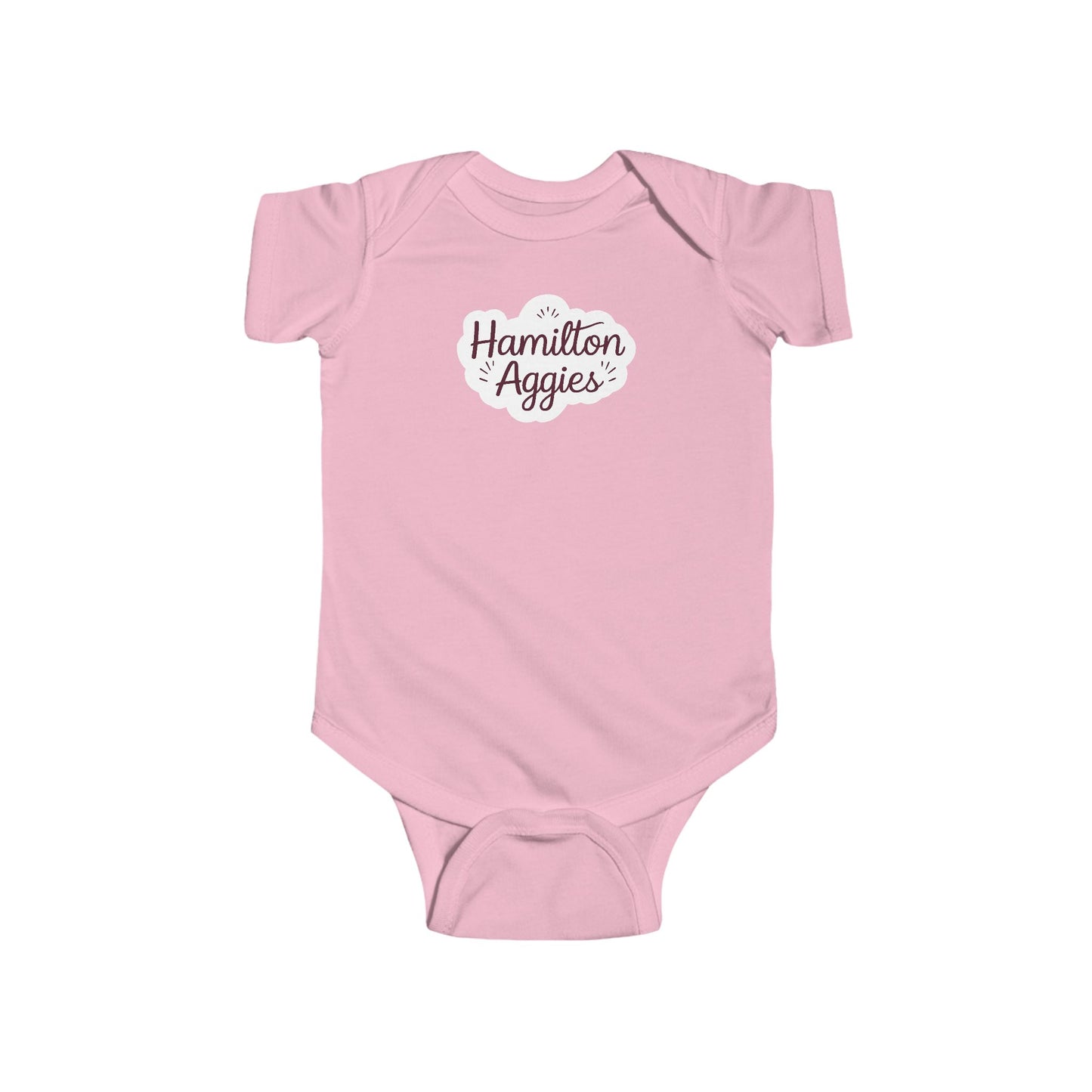 Short Sleeve Baby Bodysuit \ Hamilton Aggies \ HAG1