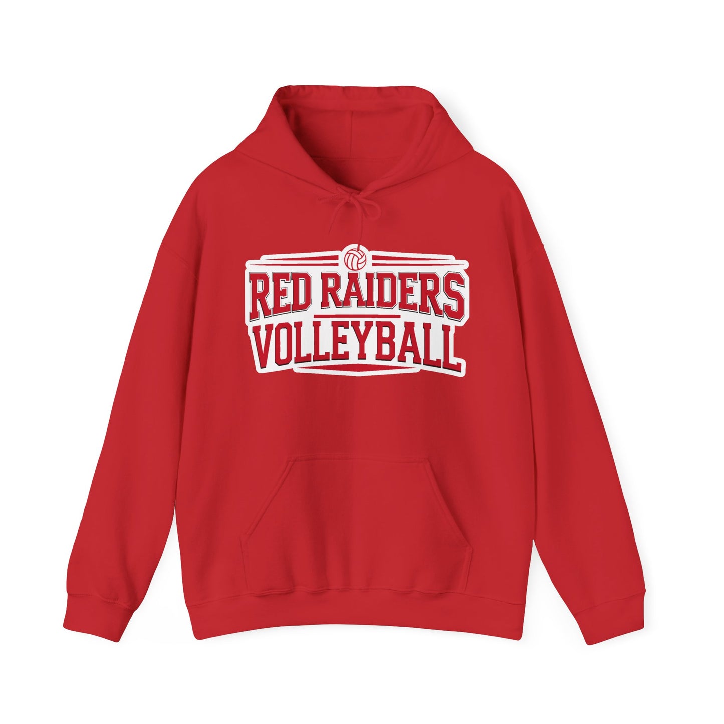 Adult Hoodie Sweatshirt \ Marion County Red Raiders Volleyball \ MCV2