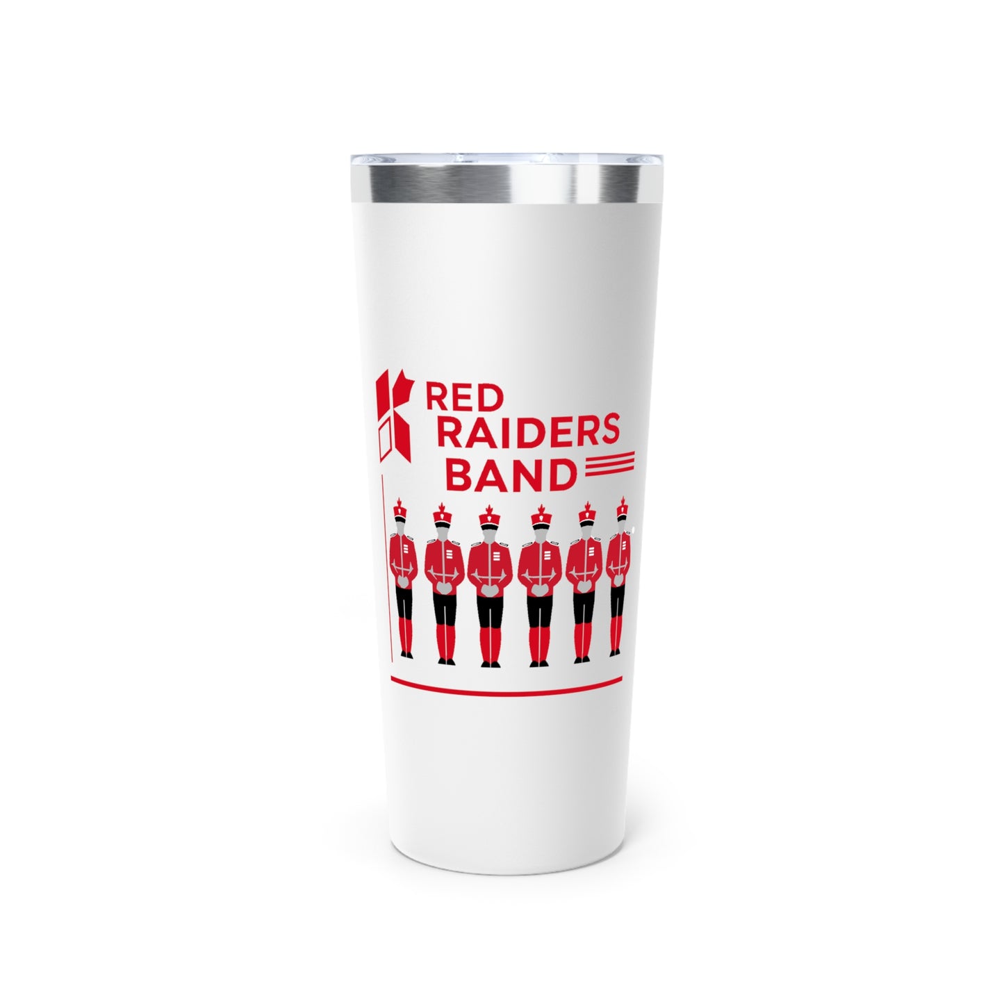 22oz Copper Insulated Tumbler \ Marion County Red Raiders Band \ MCB1