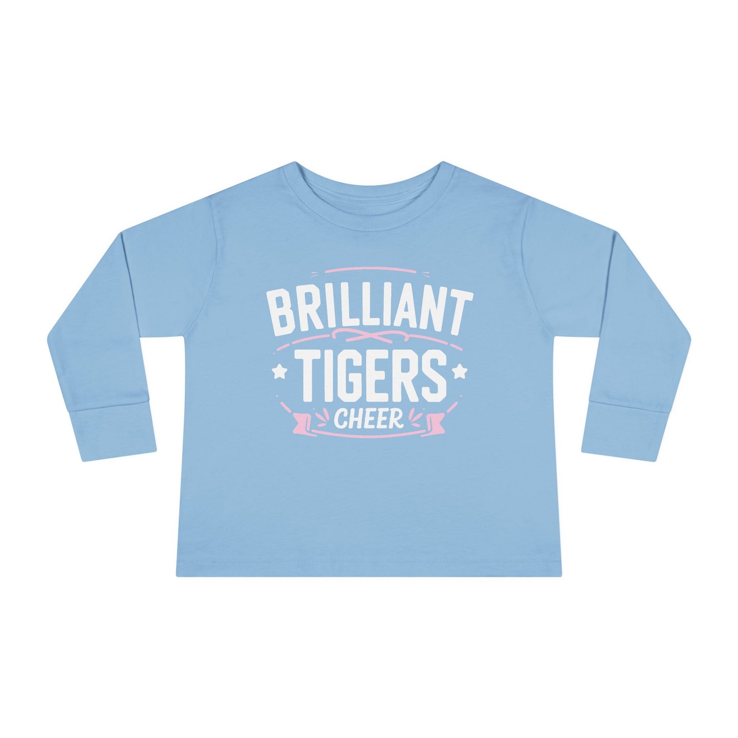 Toddler Long Sleeve Tee \ Brilliant Tigers Cheer \ BTC2
