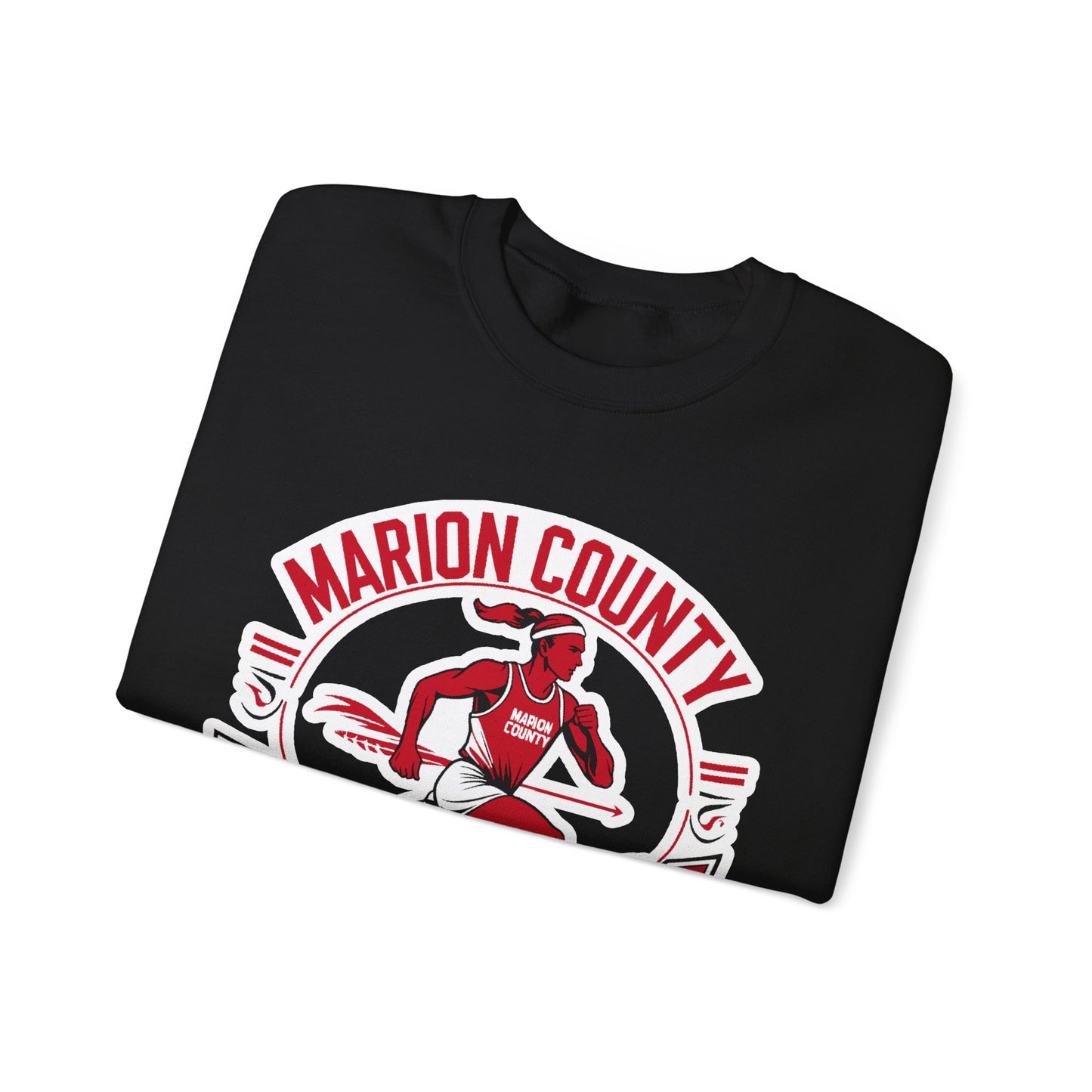 Adult Crewneck Sweatshirt \ Marion County Red Raiders Cross-Country \ MCCC2
