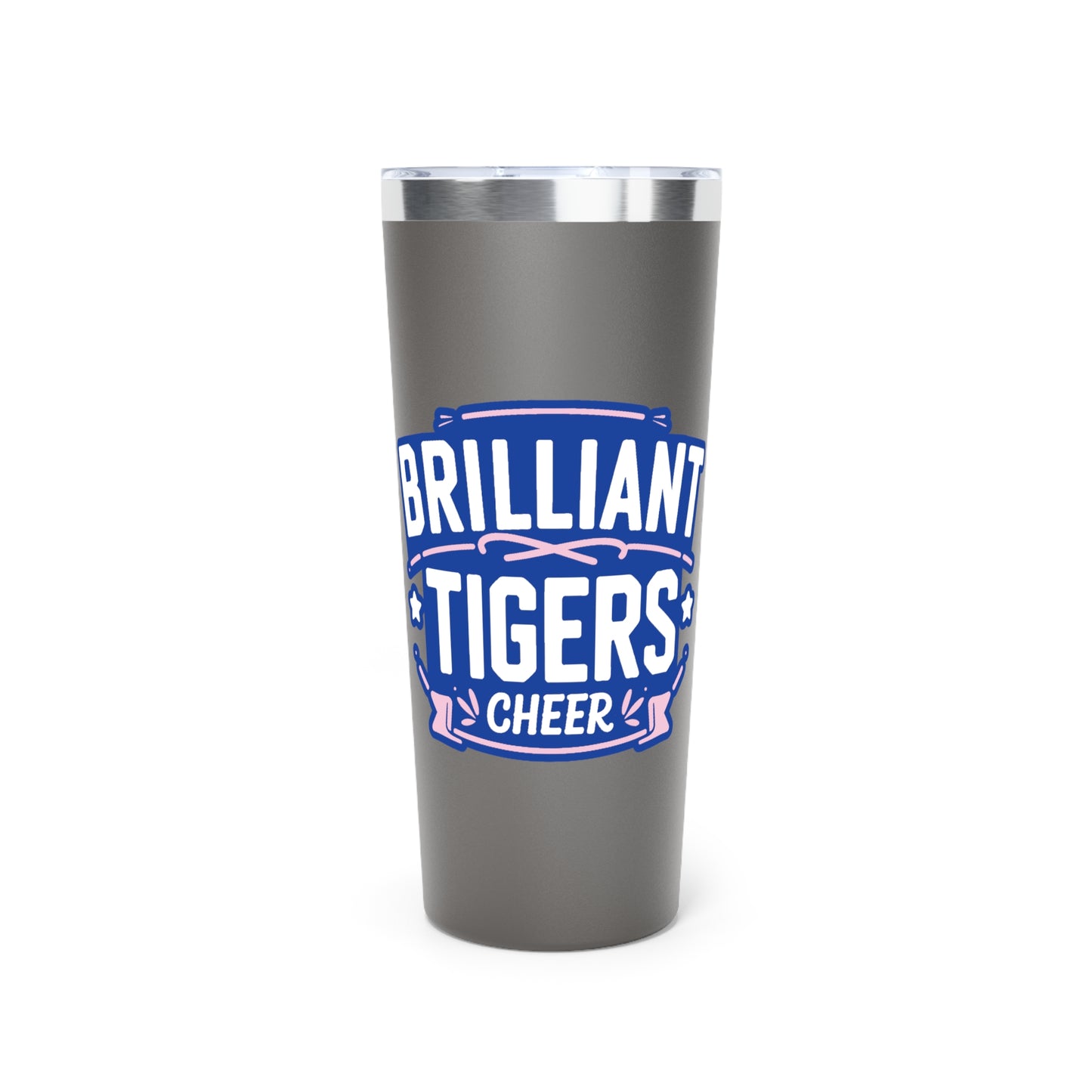 22oz Copper Insulated Tumbler \ Brilliant Tigers Cheer \ BTC2
