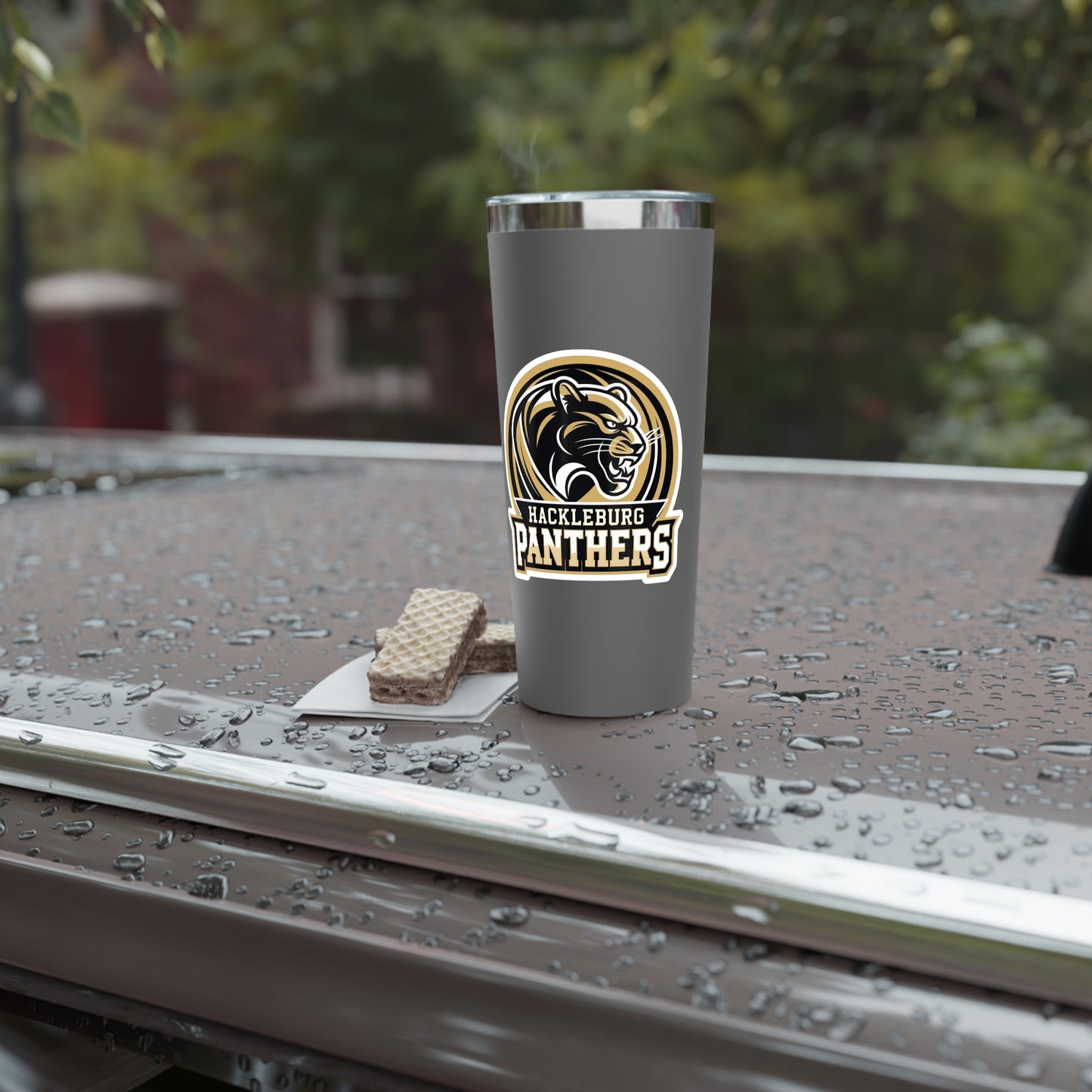 22oz Copper Insulated Tumbler \ Hackleburg Panthers \ HP2