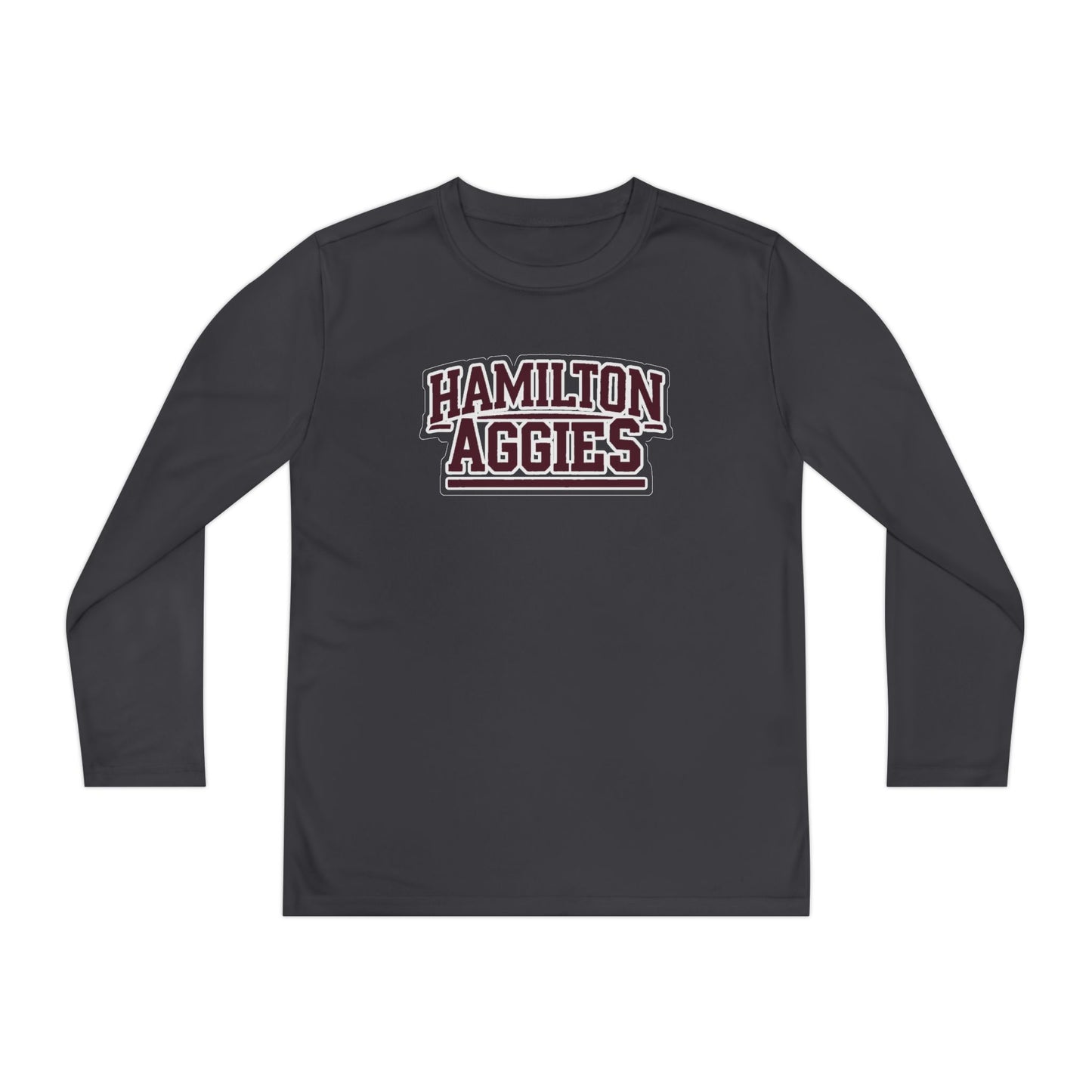 Youth Long Sleeve Tee \ Hamilton Aggies \ HA2
