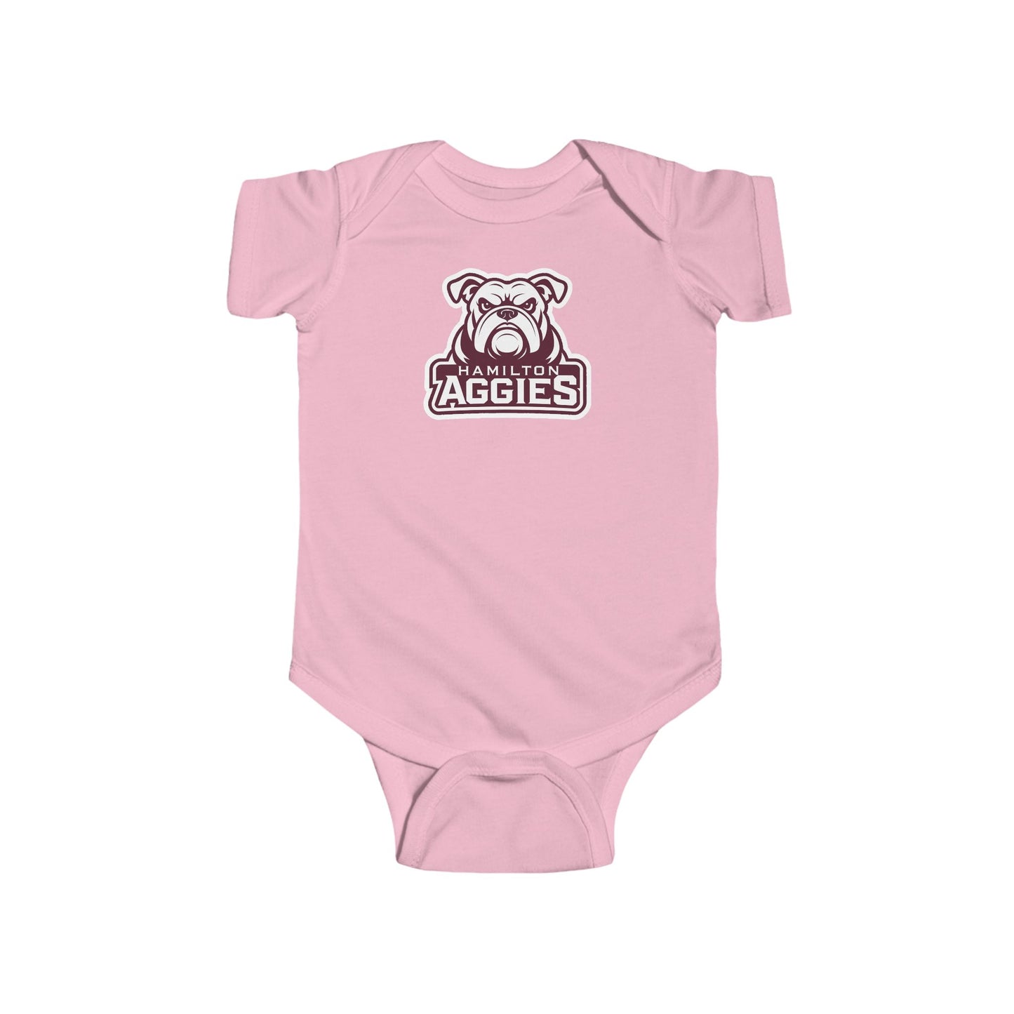 Short Sleeve Baby Bodysuit \ Hamilton Aggies \ HA4