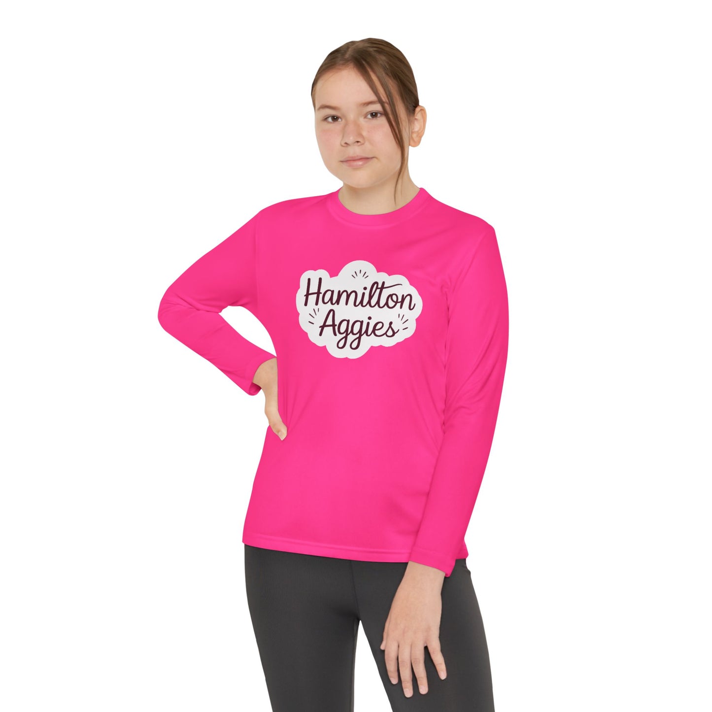 Youth Long Sleeve Tee \ Hamilton Aggies \ HAG1