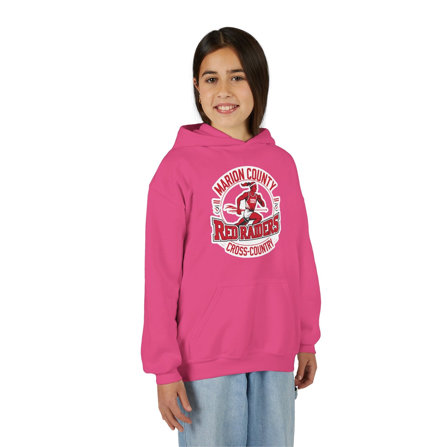 Youth Hoodie Sweatshirt \ Marion County Red Raiders Cross-Country \ MCCC2