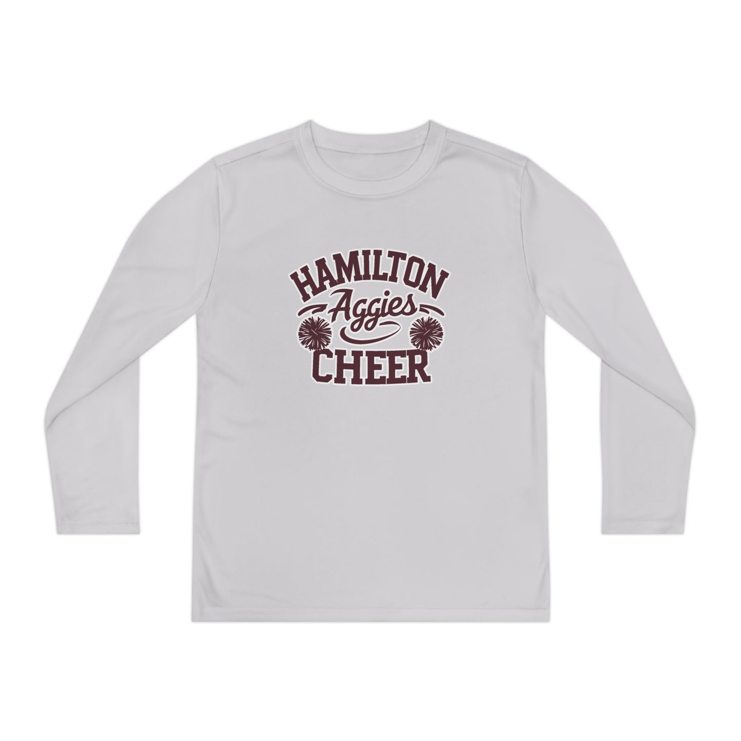Youth Long Sleeve Tee \ Hamilton Aggies Cheer \ Style HAC2