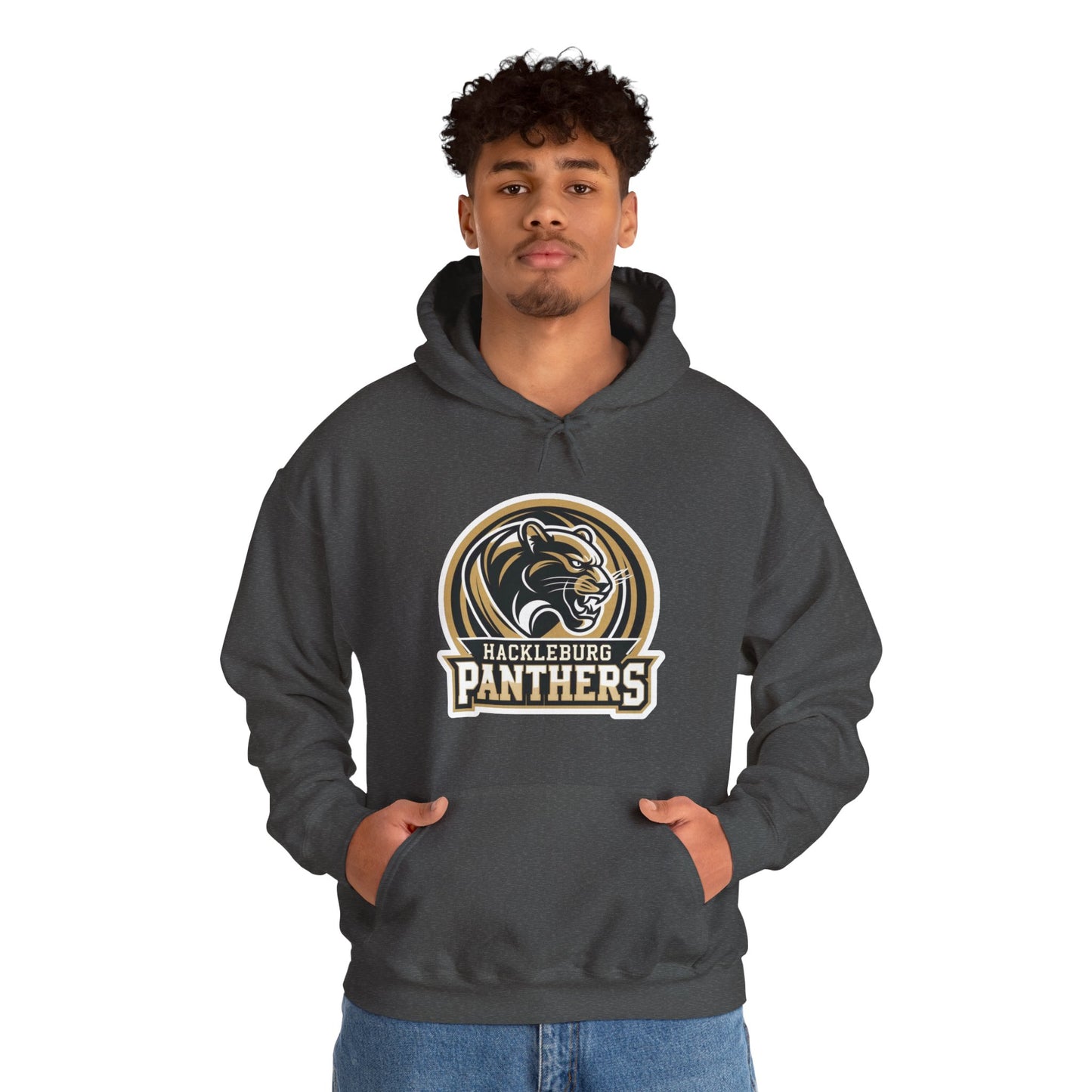 Adult Hoodie Sweatshirt \ Hackleburg Panthers \ HP2