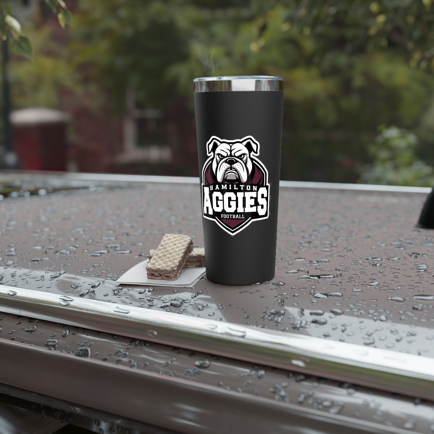 22oz Copper Insulated Tumbler \ Hamilton Aggies Football \ HAF2