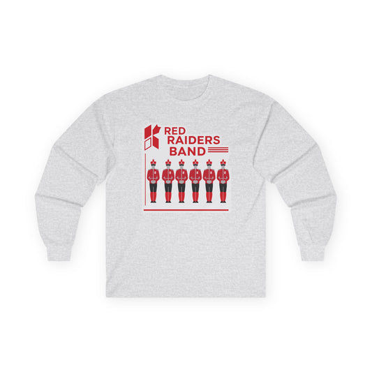 Adult Long Sleeve Tee \ Marion County Red Raiders Band \ MCB1