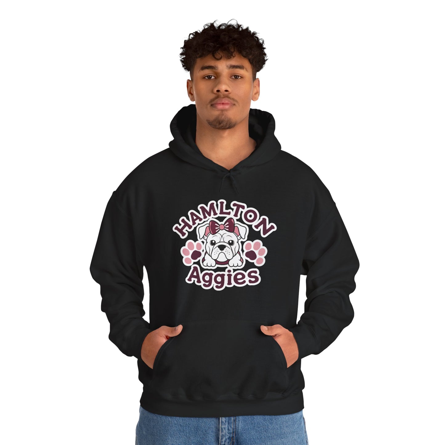 Adult Hoodie Sweatshirt \ Hamilton Aggies \ HAG3