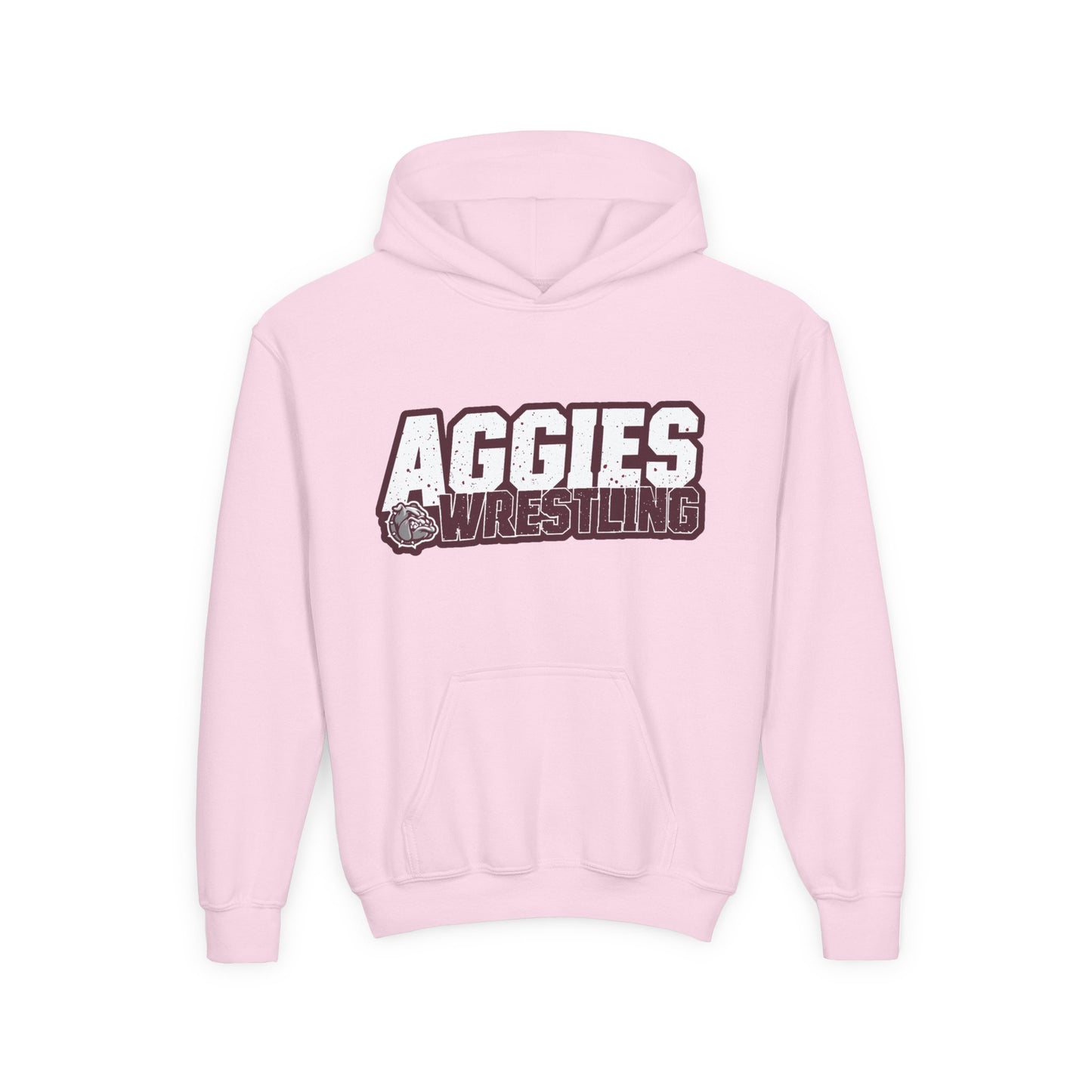Youth Hoodie Sweatshirt \ Hamilton Aggies Wrestling \ HAW3