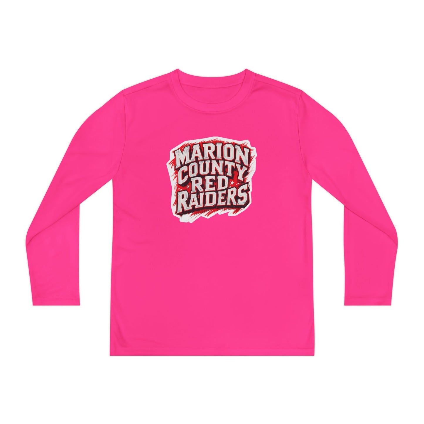 Youth Long Sleeve Tee \ Marion County Red Raiders \ MC1