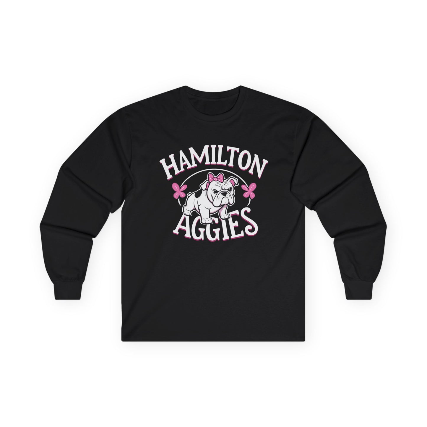 Adult Long Sleeve Tee \ Hamilton Aggies \ HAG4