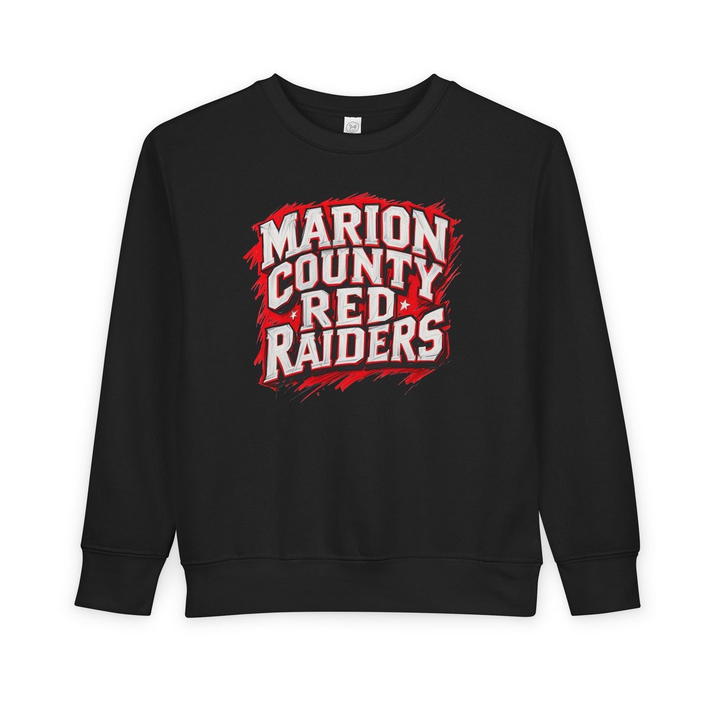 Toddler Crewneck Sweatshirt \ Marion County Red Raiders \ MC1