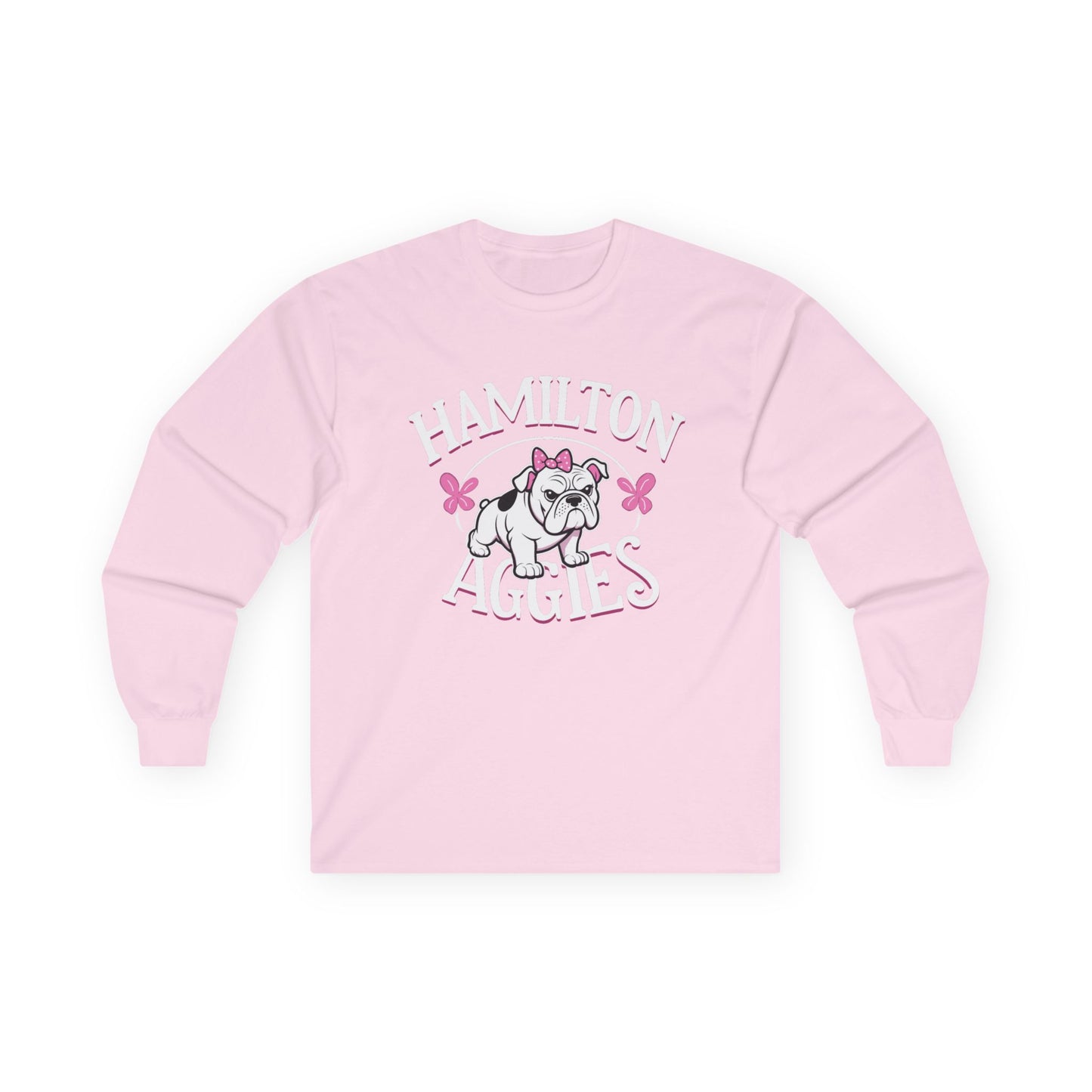 Adult Long Sleeve Tee \ Hamilton Aggies \ HAG4