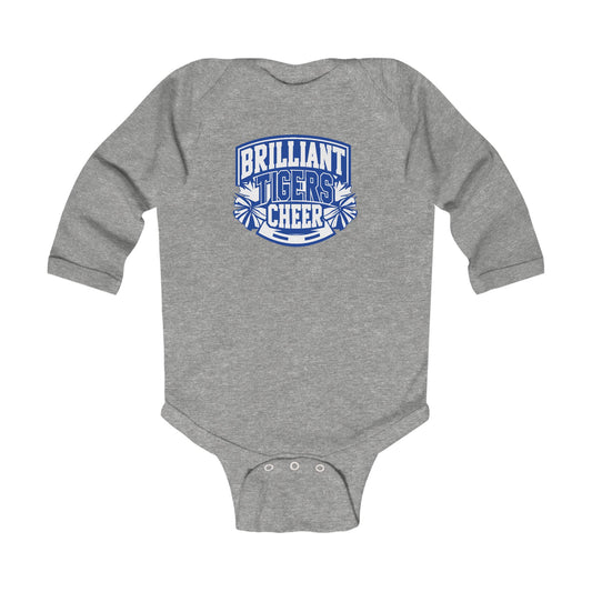 Long Sleeve Baby Bodysuit \ Brilliant Tigers Cheer \ BTC1