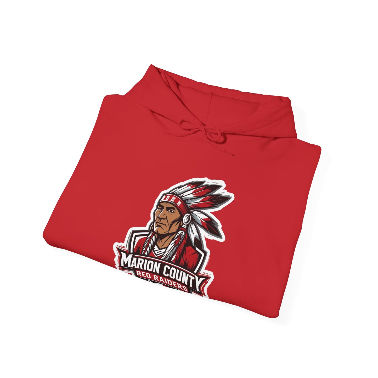 Adult Hooded Sweatshirt \ Marion County Red Raiders \ MC2
