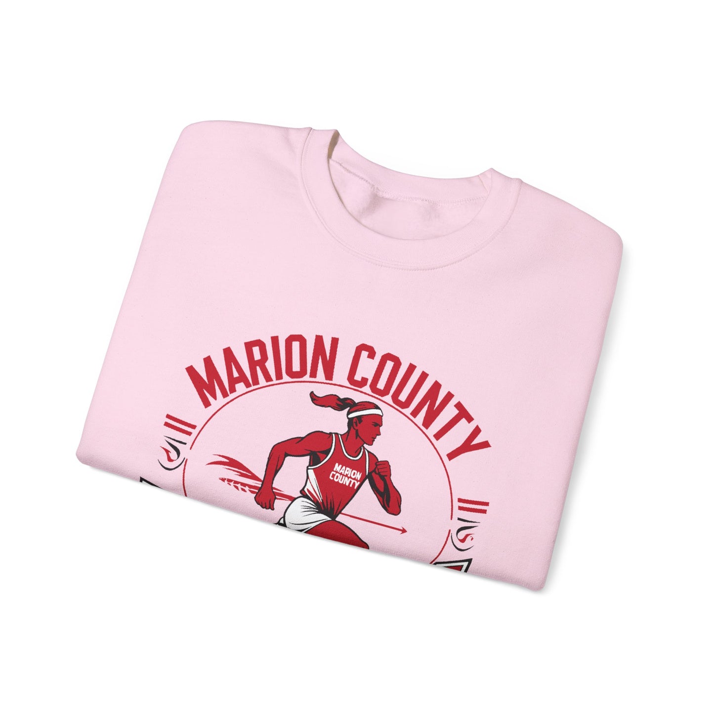 Adult Crewneck Sweatshirt \ Marion County Red Raiders Cross-Country \ MCCC2