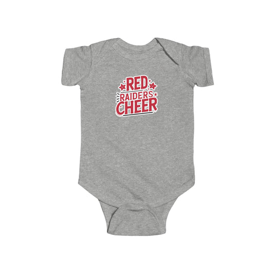 Short Sleeve Baby Bodysuit \ Marion County Red Raiders Cheer \ MCC2