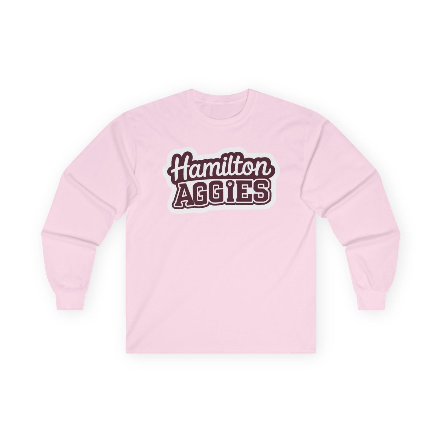 Adult Long Sleeve Tee \ Hamilton Aggies \ HAG2