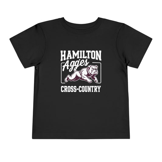 Toddler Tee \ Hamilton Aggies Cross-Country \ HCC2