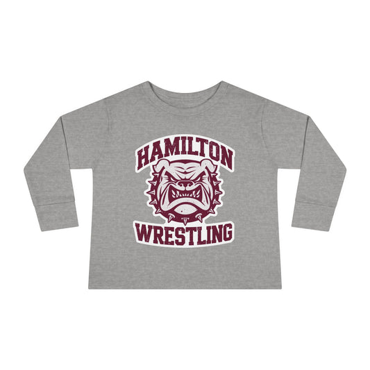 Toddler Long Sleeve Tee \ Hamilton Aggies Wrestling \ HAW2
