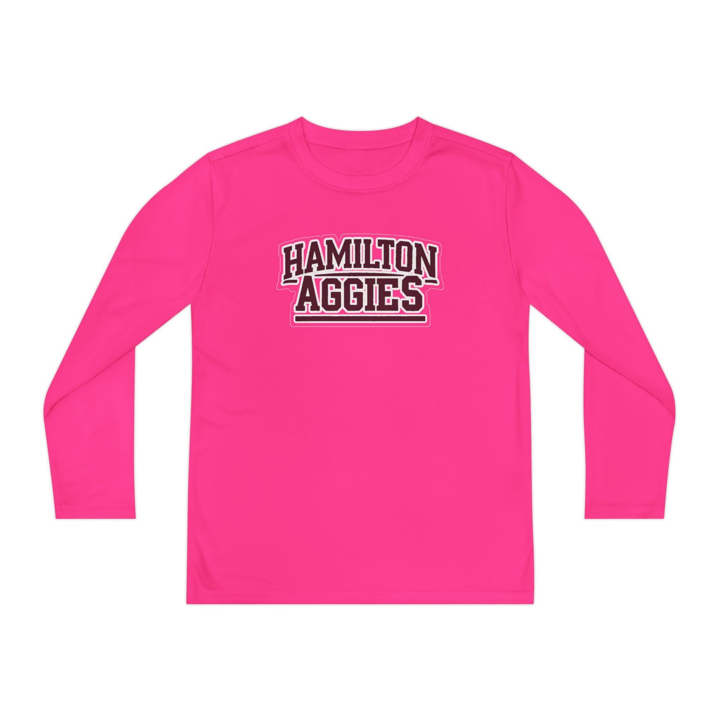 Youth Long Sleeve Tee \ Hamilton Aggies \ HA2