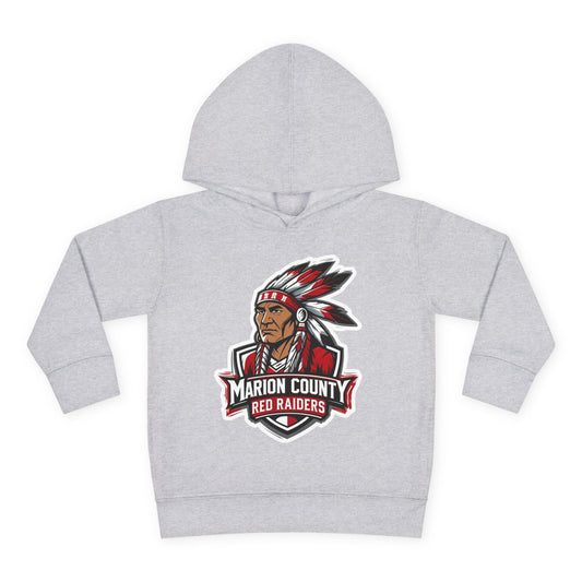 Toddler Hoodie Sweatshirt \ Marion County Red Raiders \ MC2