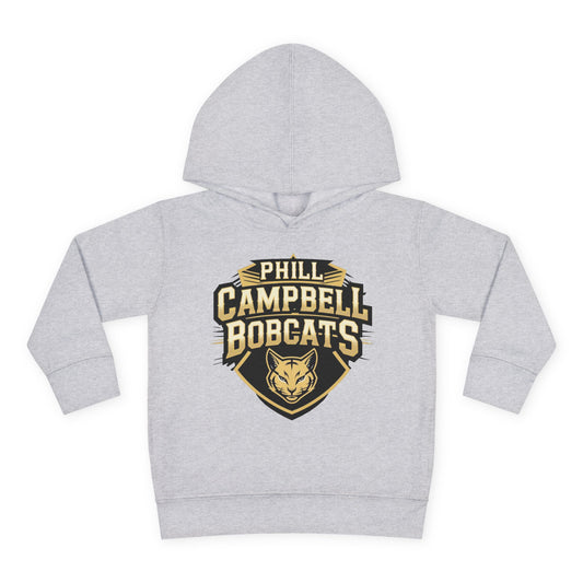 Toddler Hoodie Sweatshirt \ Phill Campbell Bobcats \ PCB1