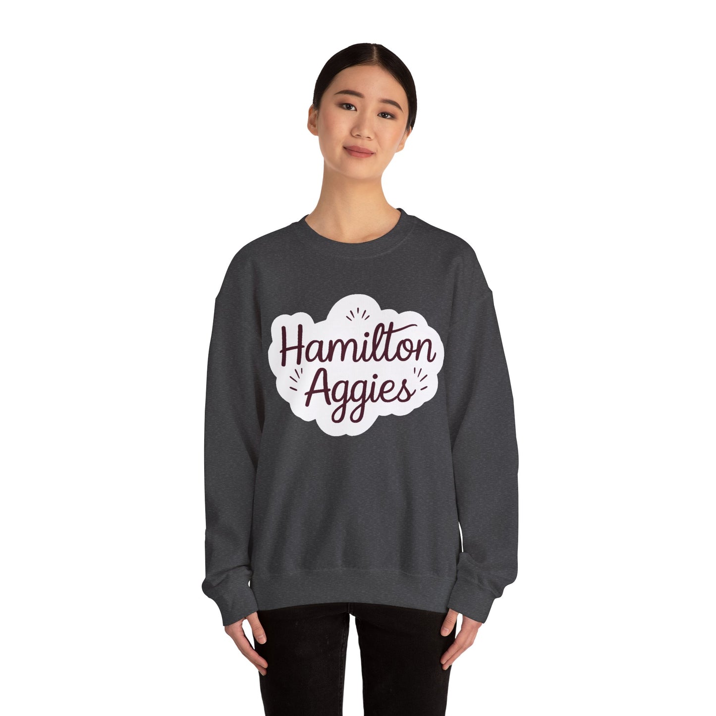 Adult Crewneck Sweatshirt \ Hamilton Aggies \ HAG1