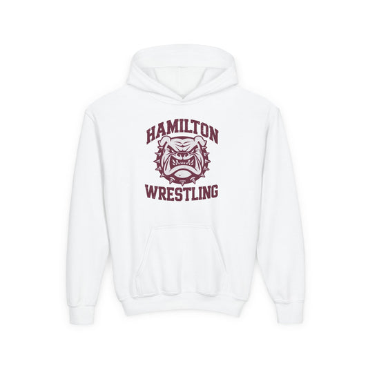 Youth Hoodie Sweatshirt \ Hamilton Aggies Wrestling \ HAW2