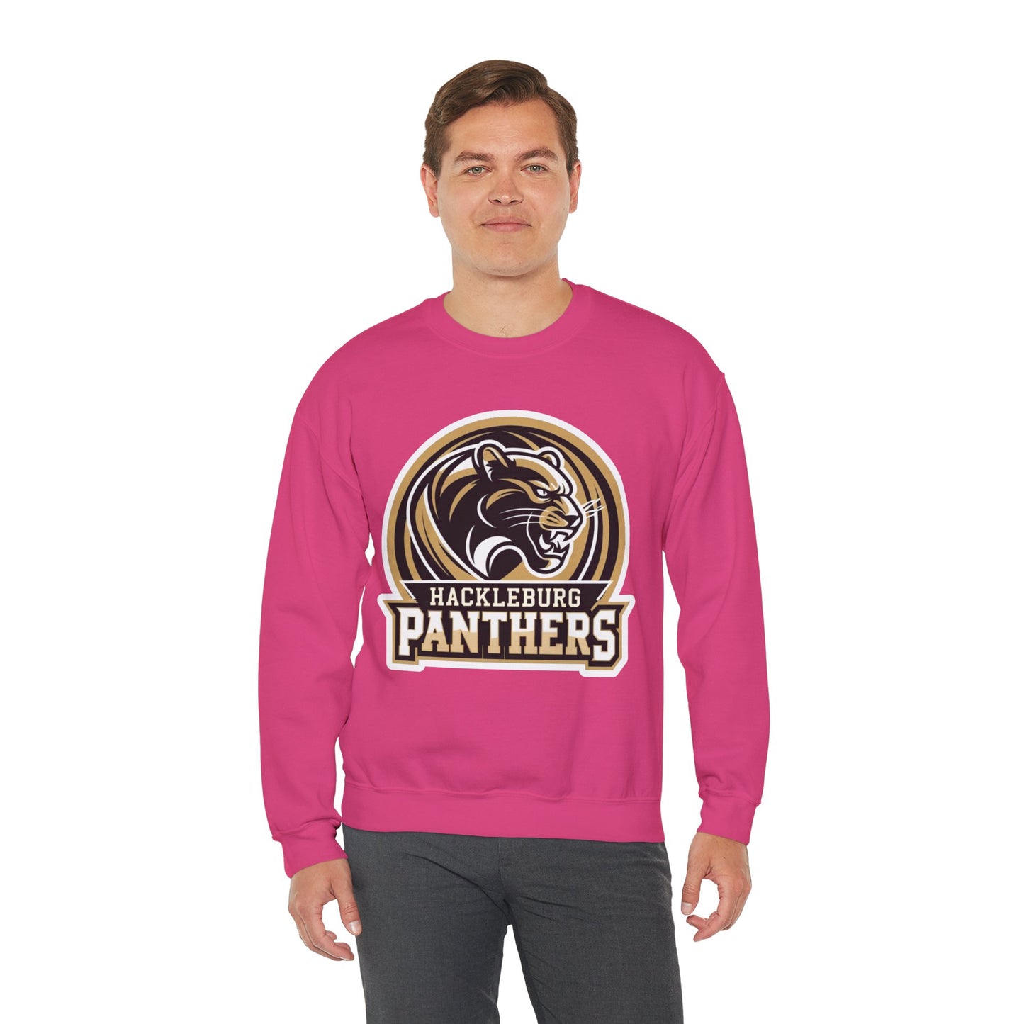 Adult Crewneck Sweatshirt \ Hackleburg Panthers \ HP2