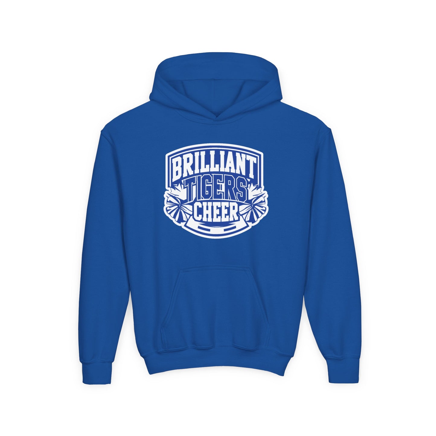 Youth Hoodie Sweatshirt \ Brilliant Tigers Cheer \ BTC1